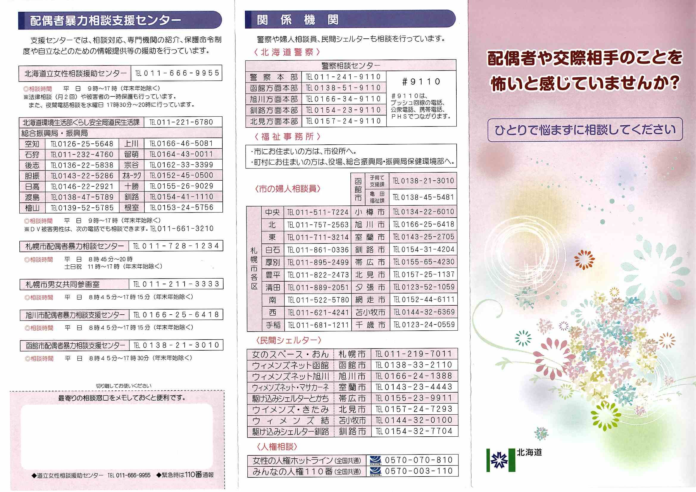 配偶者暴力相談支援センター