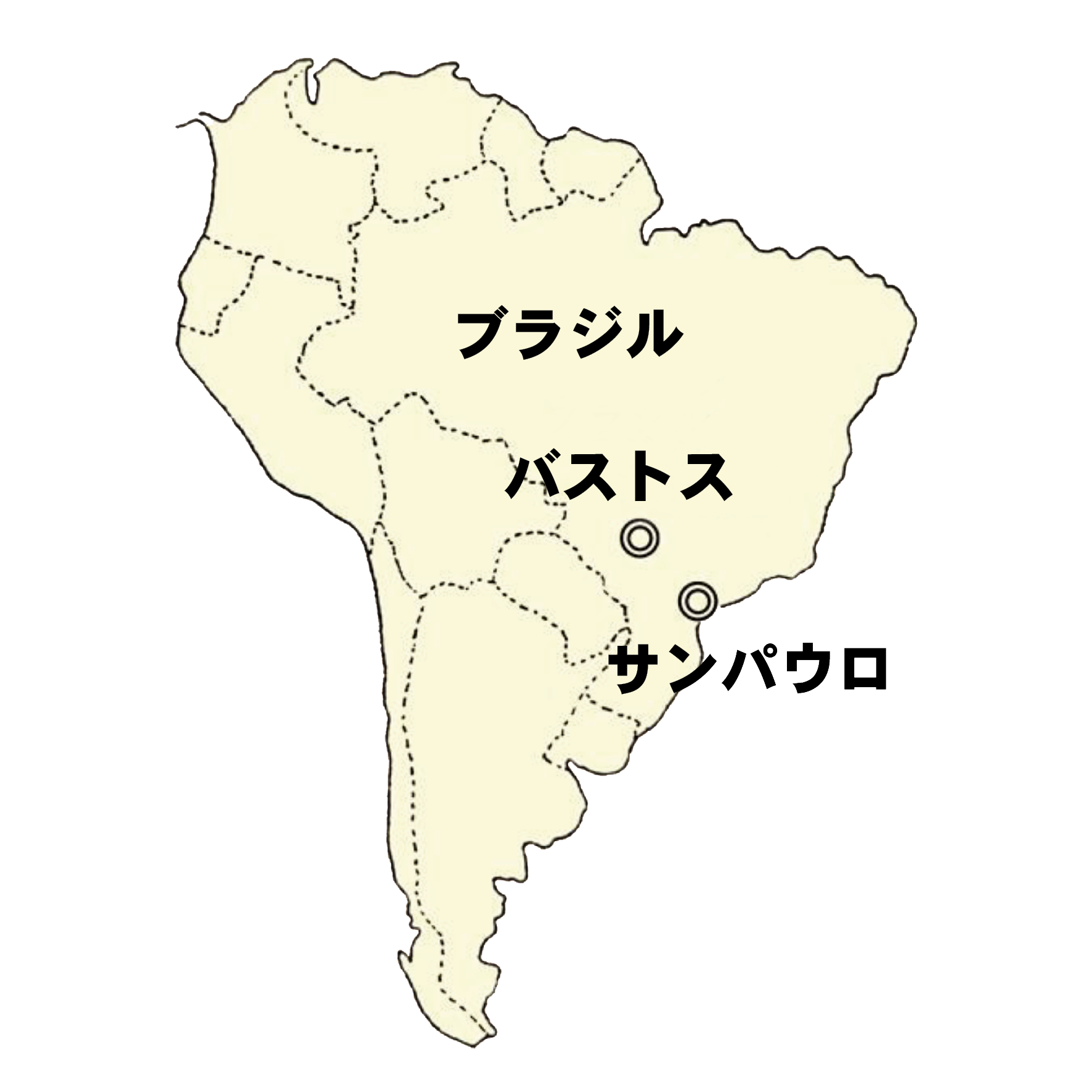 ブラジル地図