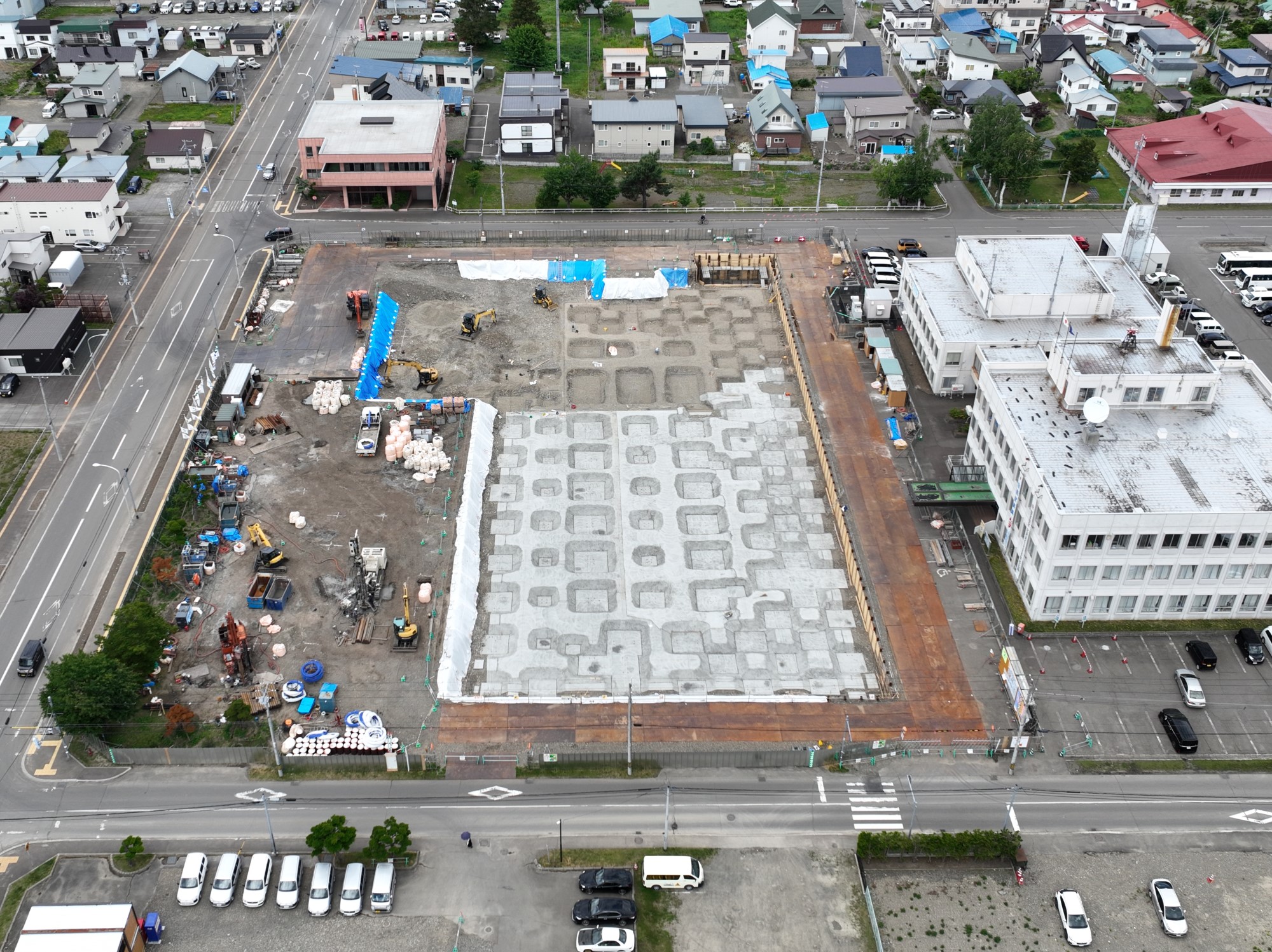 敷地東側より